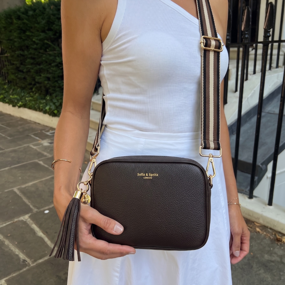 Lyla Crossbody Bag - Chocolate Brown thumbnail-image-6