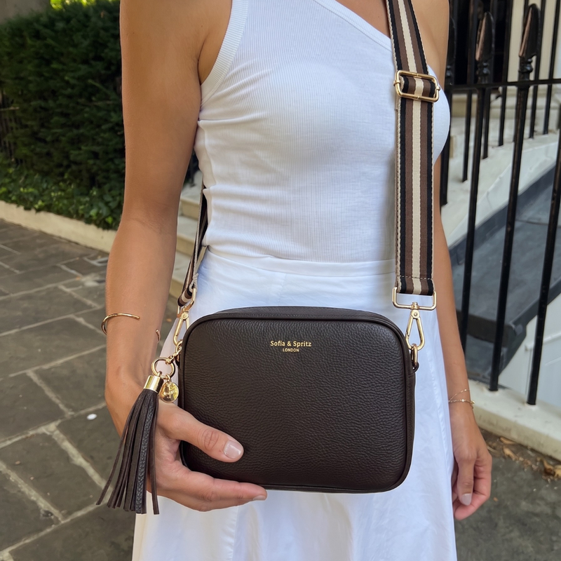 Lyla Crossbody Bag - Chocolate Brown