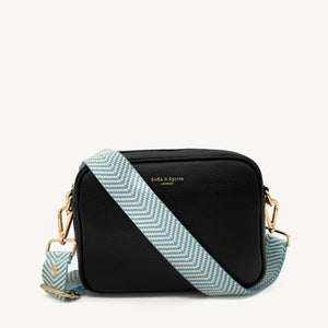 Sky Blue & White Chevron Strap thumbnail-image-3