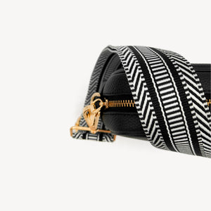 Black & White Stripe Aztec Strap thumbnail-image-4