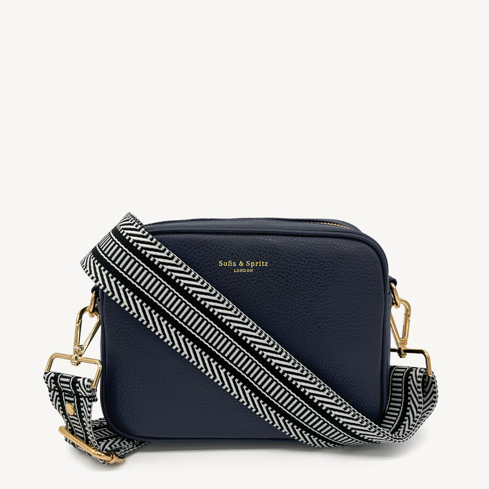 Black & White Stripe Aztec Strap thumbnail-image-5
