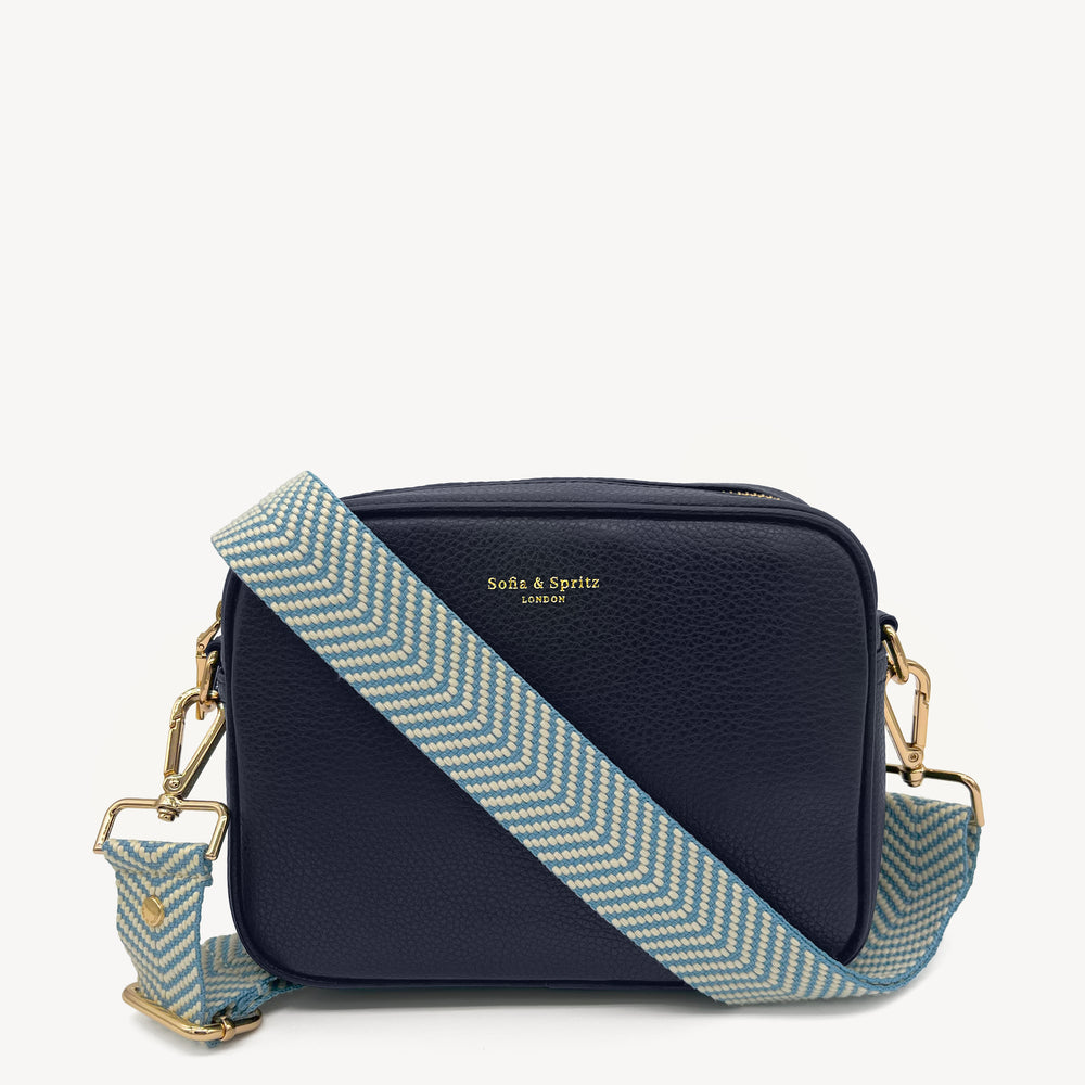 Sky Blue & White Chevron Strap thumbnail-image-5
