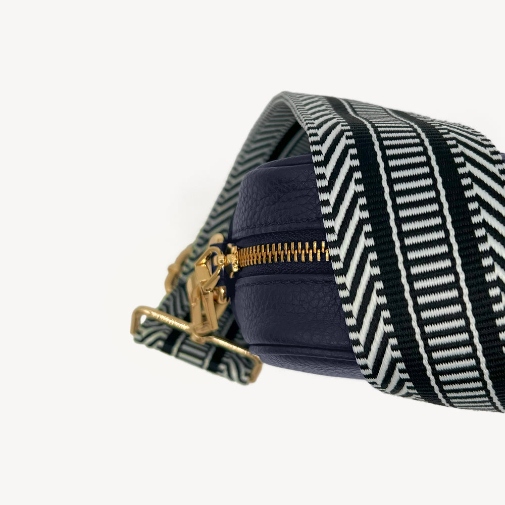 Black & White Stripe Aztec Strap thumbnail-image-6