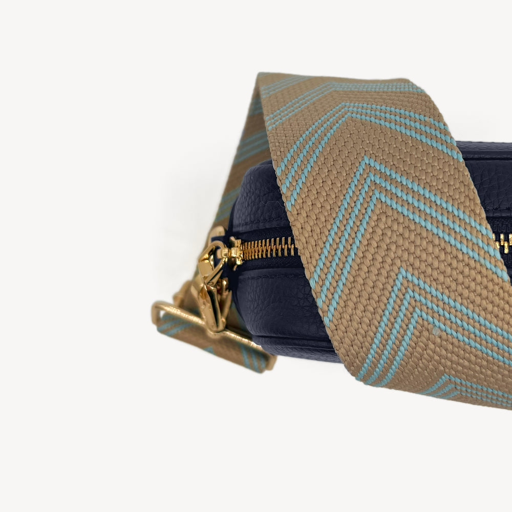 Pale Blue & Tan Arrow Strap thumbnail-image-6