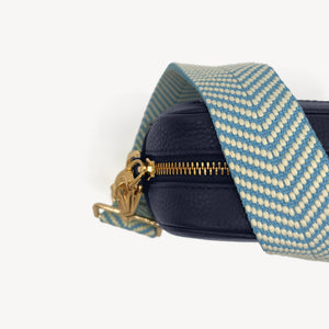 Sky Blue & White Chevron Strap thumbnail-image-6