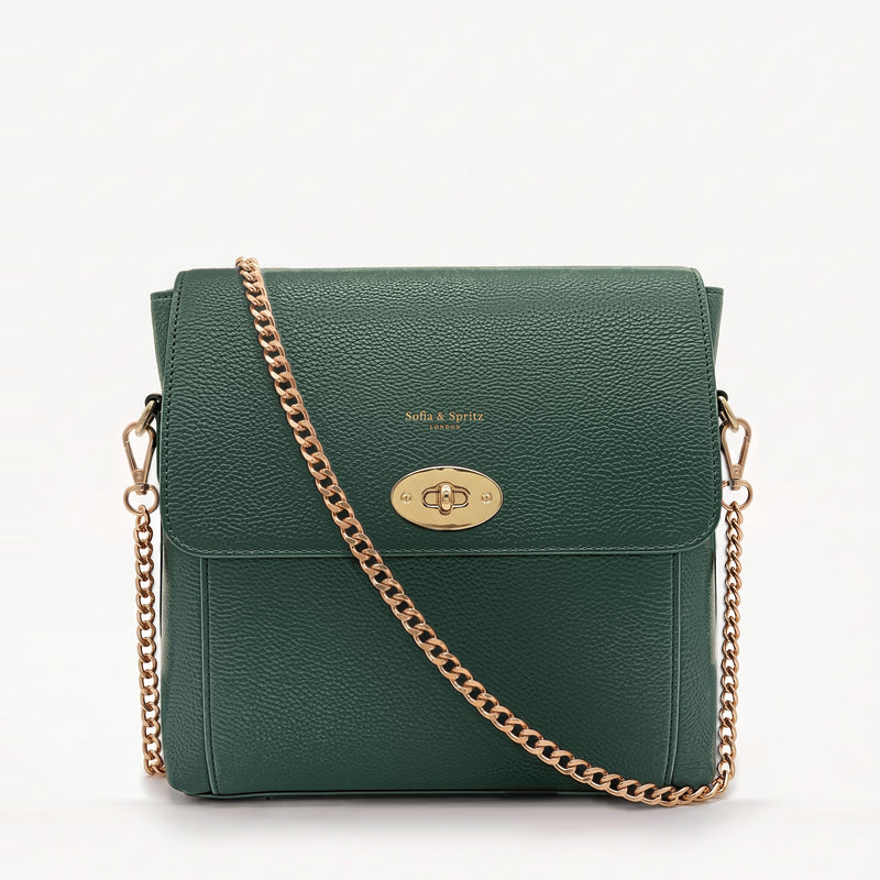 Elara Messenger Bag - Racing Green