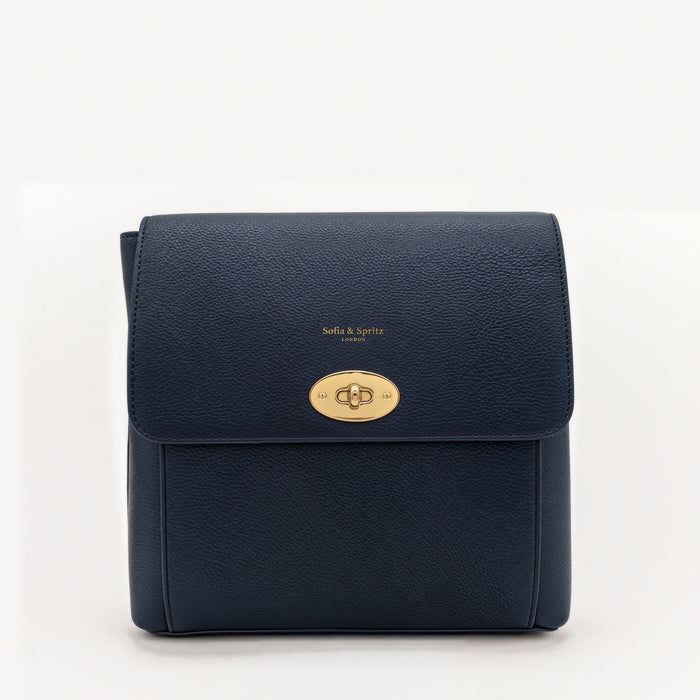 Elara Messenger Bag - Navy
