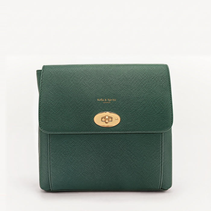Elara Messenger Bag - Racing Green