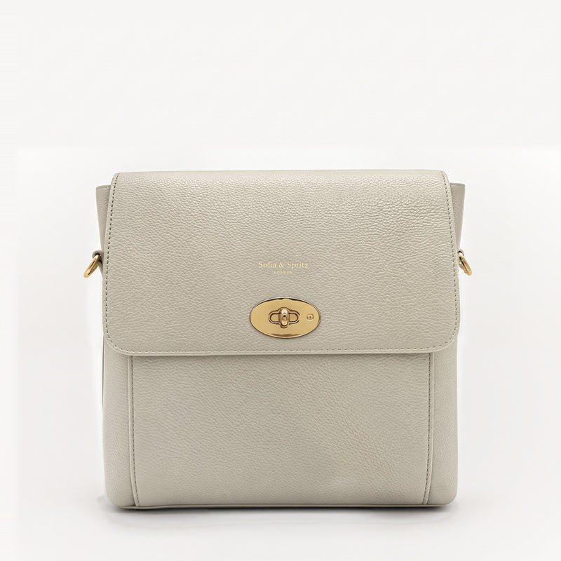 Elara Messenger Bag - Stone