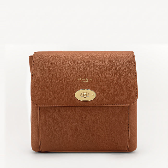 Elara Messenger Bag - Tan