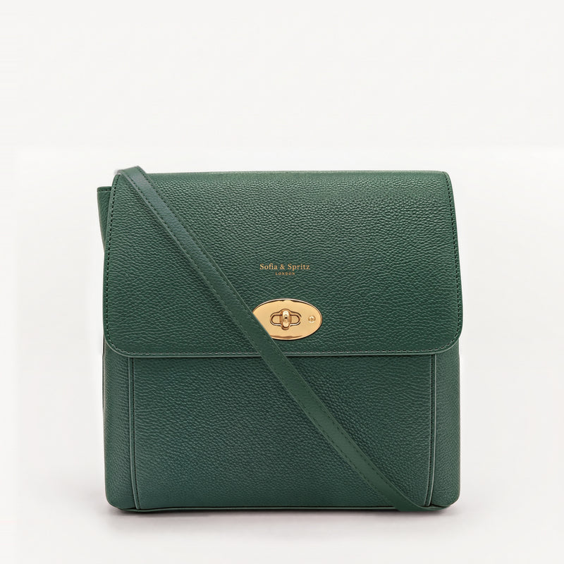 Elara Messenger Bag - Racing Green