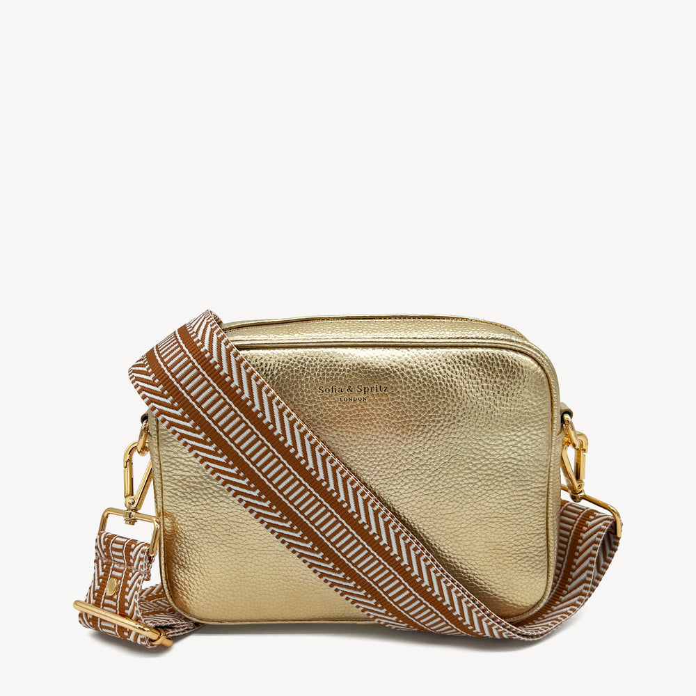 Tan & White Stripe Aztec Strap thumbnail-image-12
