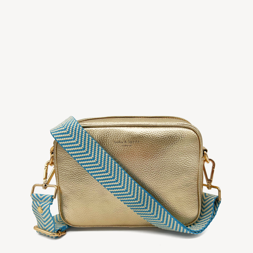 Sky Blue & White Chevron Strap thumbnail-image-11