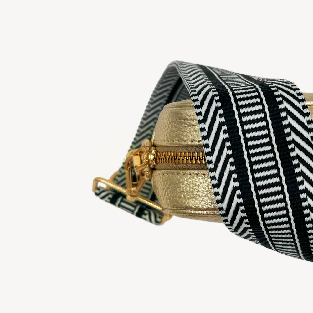 Black & White Stripe Aztec Strap thumbnail-image-12