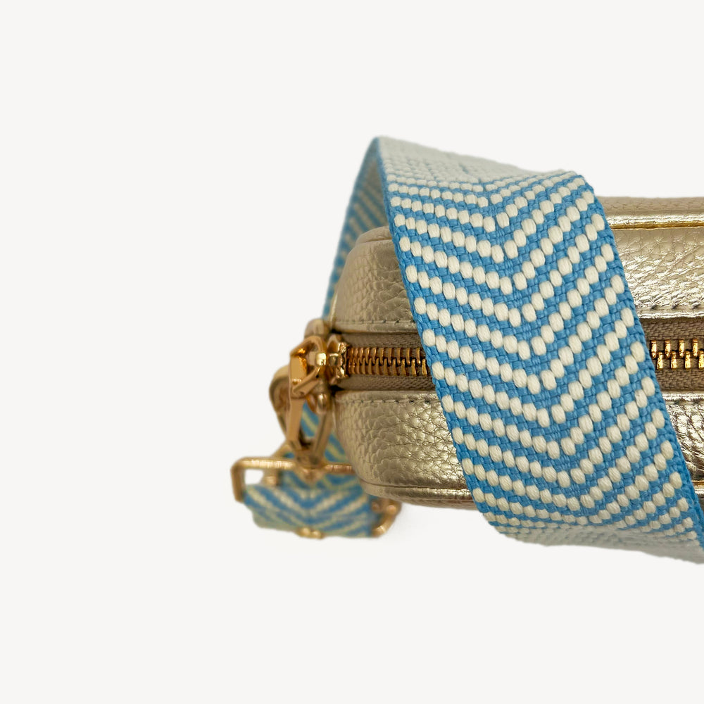 Sky Blue & White Chevron Strap thumbnail-image-12