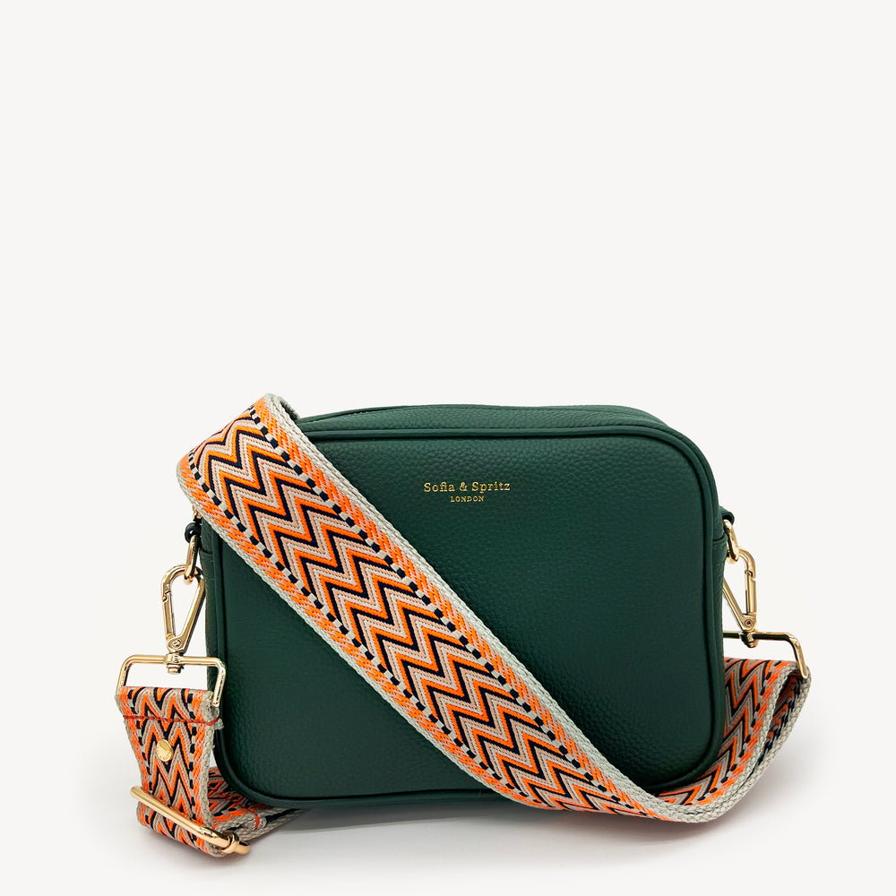 Orange, Black & Stone Aztec Strap thumbnail-image-7