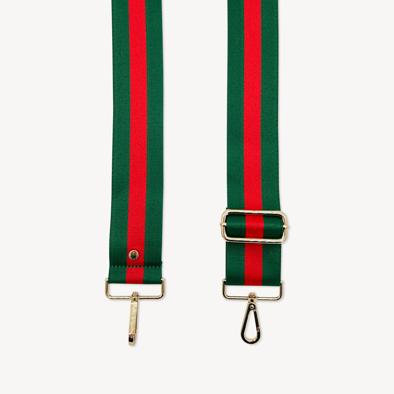 Green & Red Stripe Strap