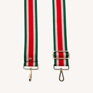 Red, Pink & Green Stripe Strap