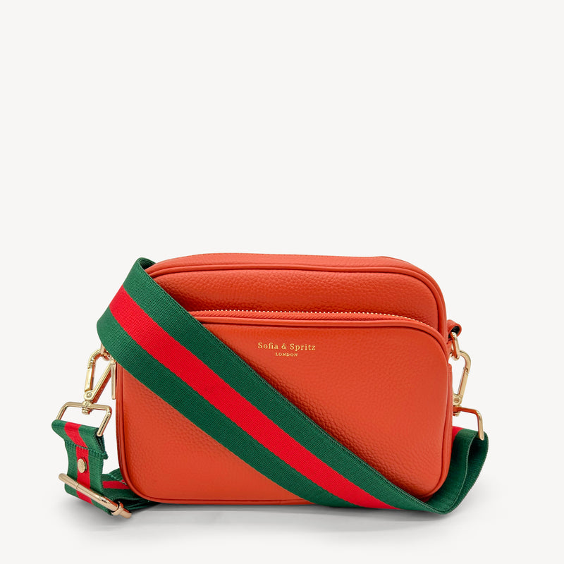 Green & Red Stripe Strap