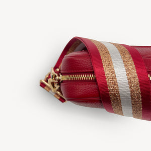 Red & Gold Glitter Stripe Strap thumbnail-image-15