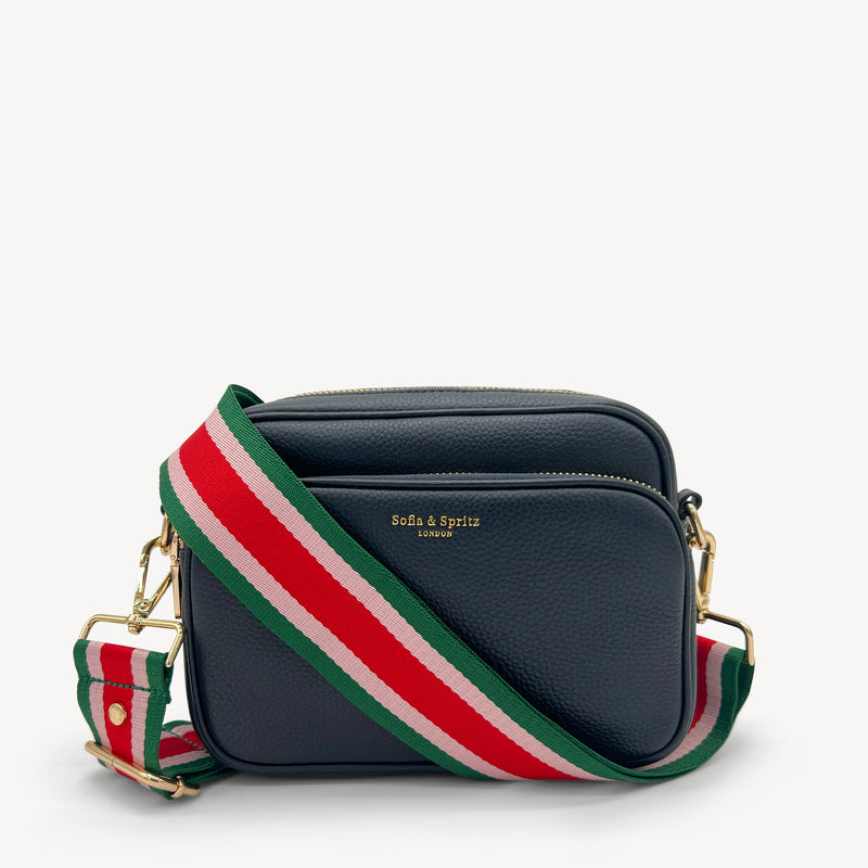 Red, Pink & Green Stripe Strap