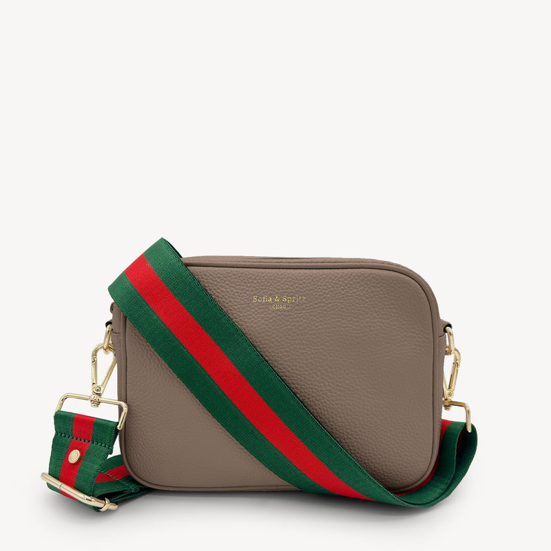 Green & Red Stripe Strap