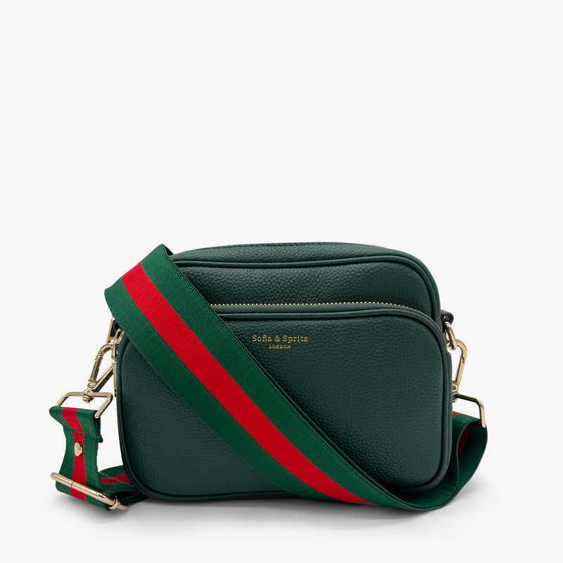 Green & Red Stripe Strap