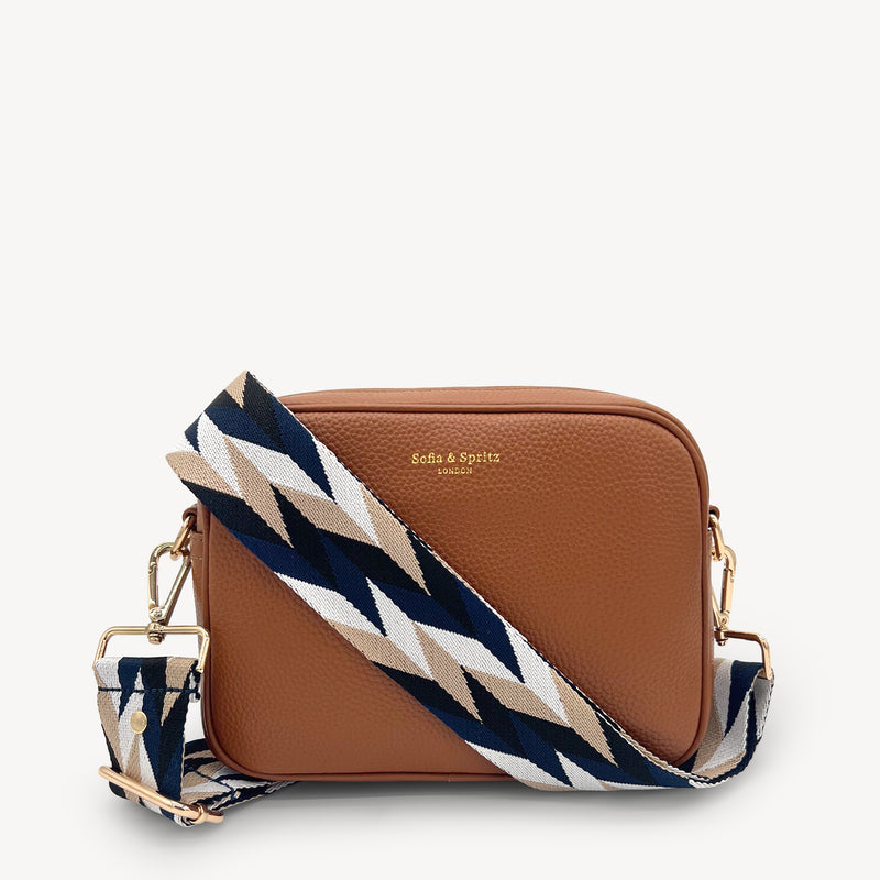 Navy & White Mosaic Strap