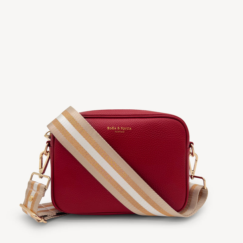 Champagne & Rose Gold Stripe Strap