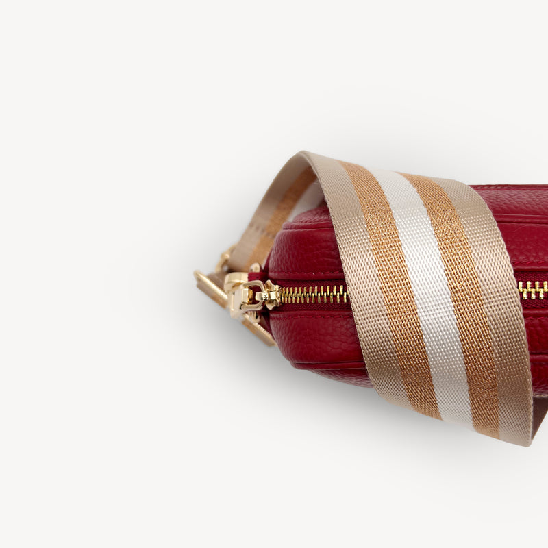 Champagne & Rose Gold Stripe Strap