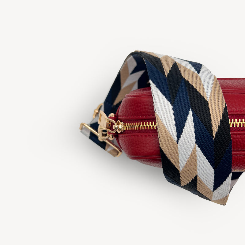 Navy & White Mosaic Strap