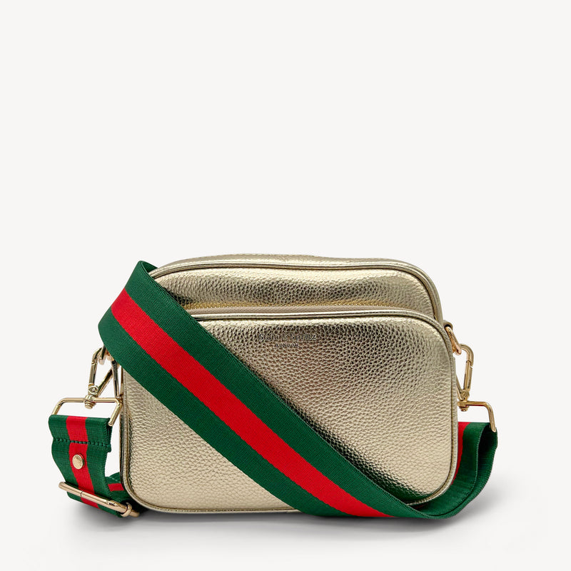 Green & Red Stripe Strap