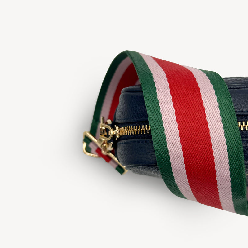 Red, Pink & Green Stripe Strap