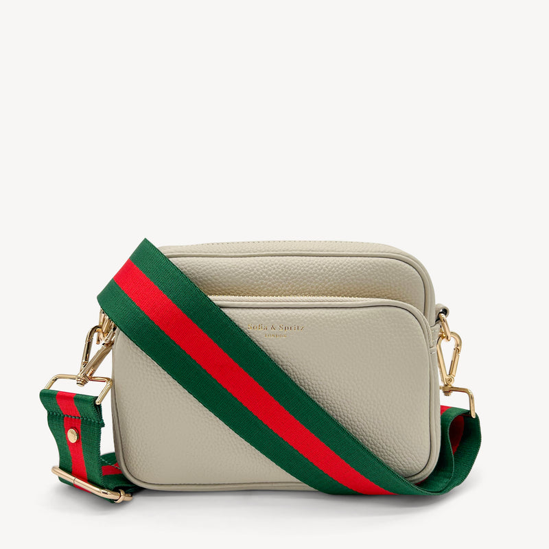 Green & Red Stripe Strap