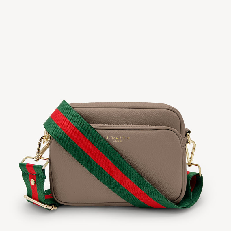 Green & Red Stripe Strap