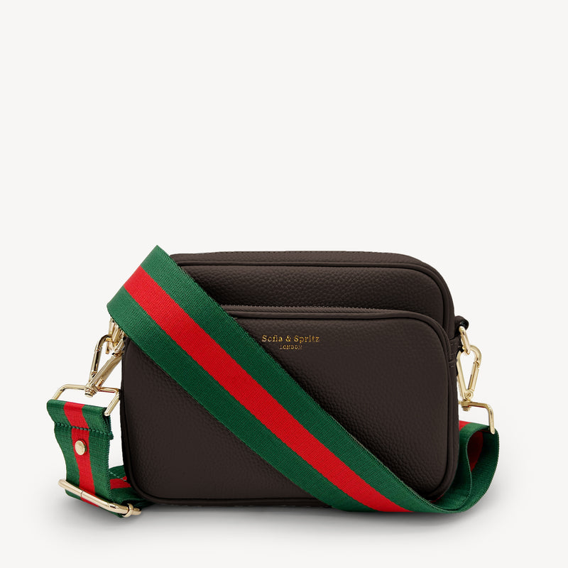 Green & Red Stripe Strap