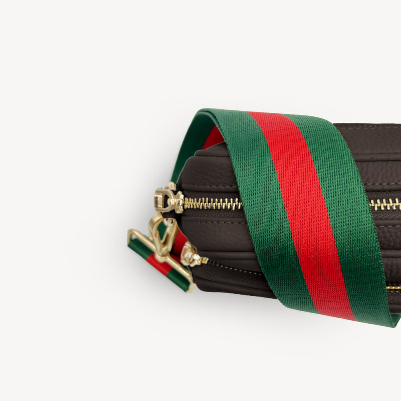 Green & Red Stripe Strap