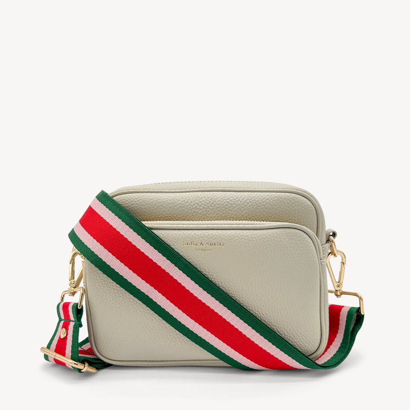 Red, Pink & Green Stripe Strap