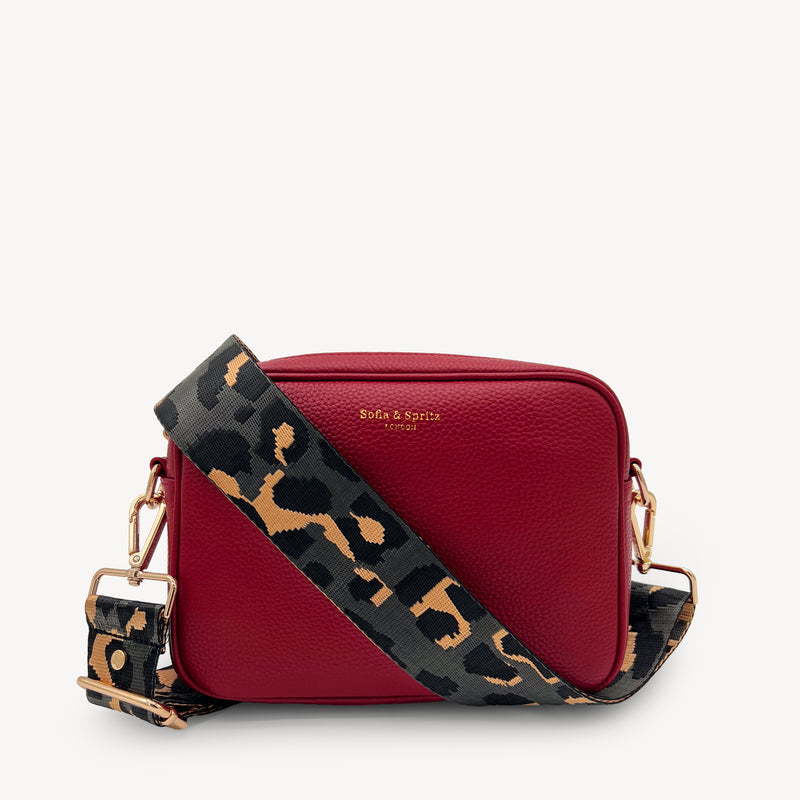 Grey & Gold Leopard Strap