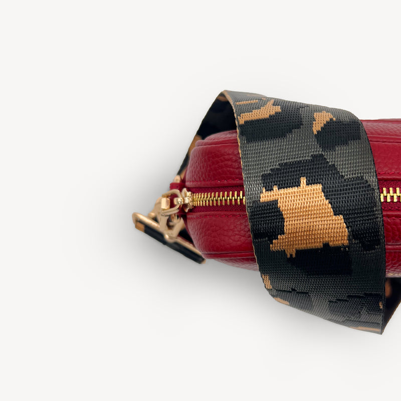 Grey & Gold Leopard Strap