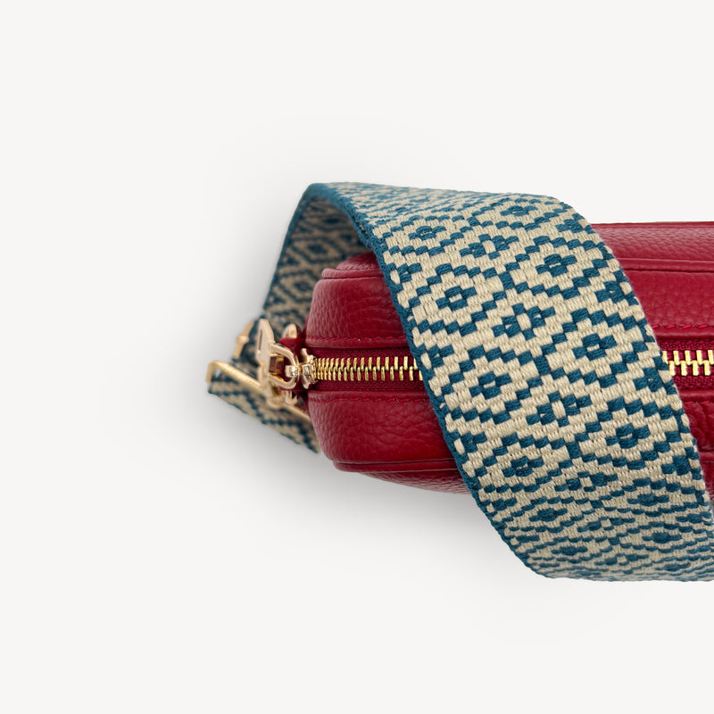 Blue & Stone Embroidered Strap