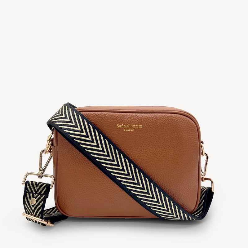 Black & Gold Chevron Strap