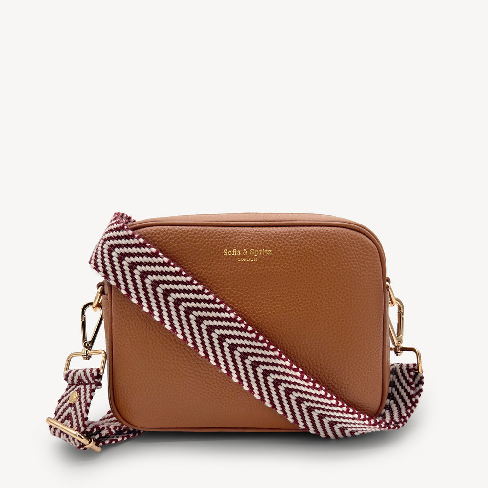 Burgundy & White Chevron Strap thumbnail-image-19