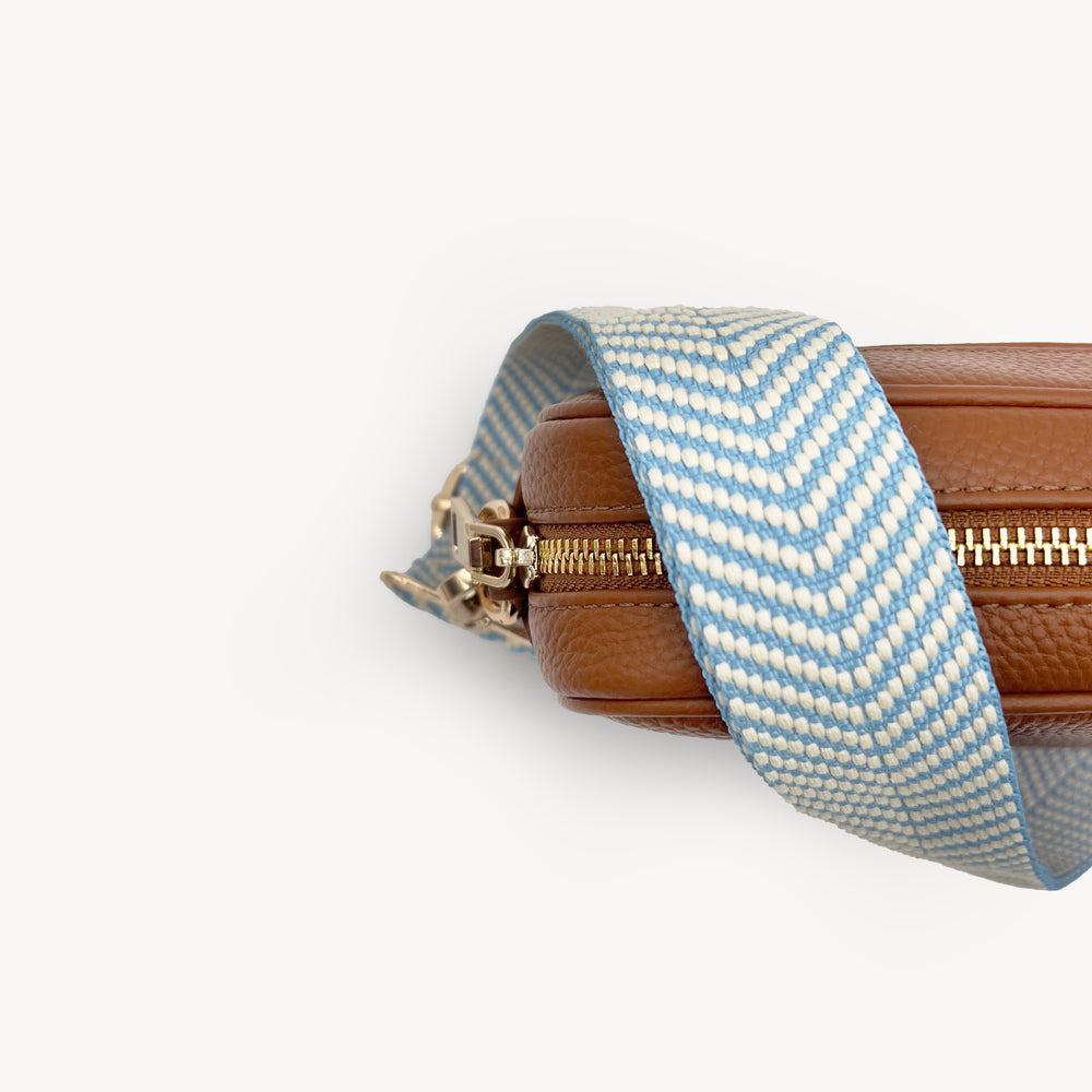 Sky Blue & White Chevron Strap thumbnail-image-24