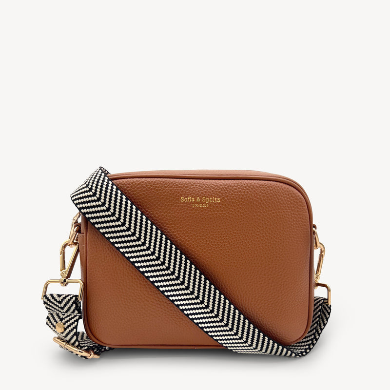 Black & White Chevron Strap