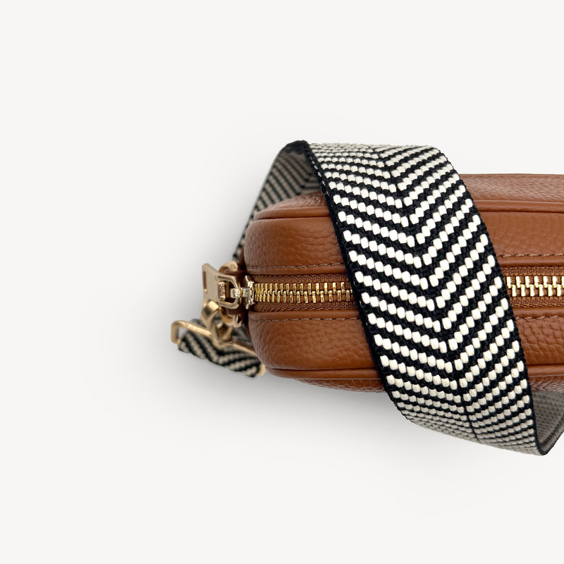 Black & White Chevron Strap