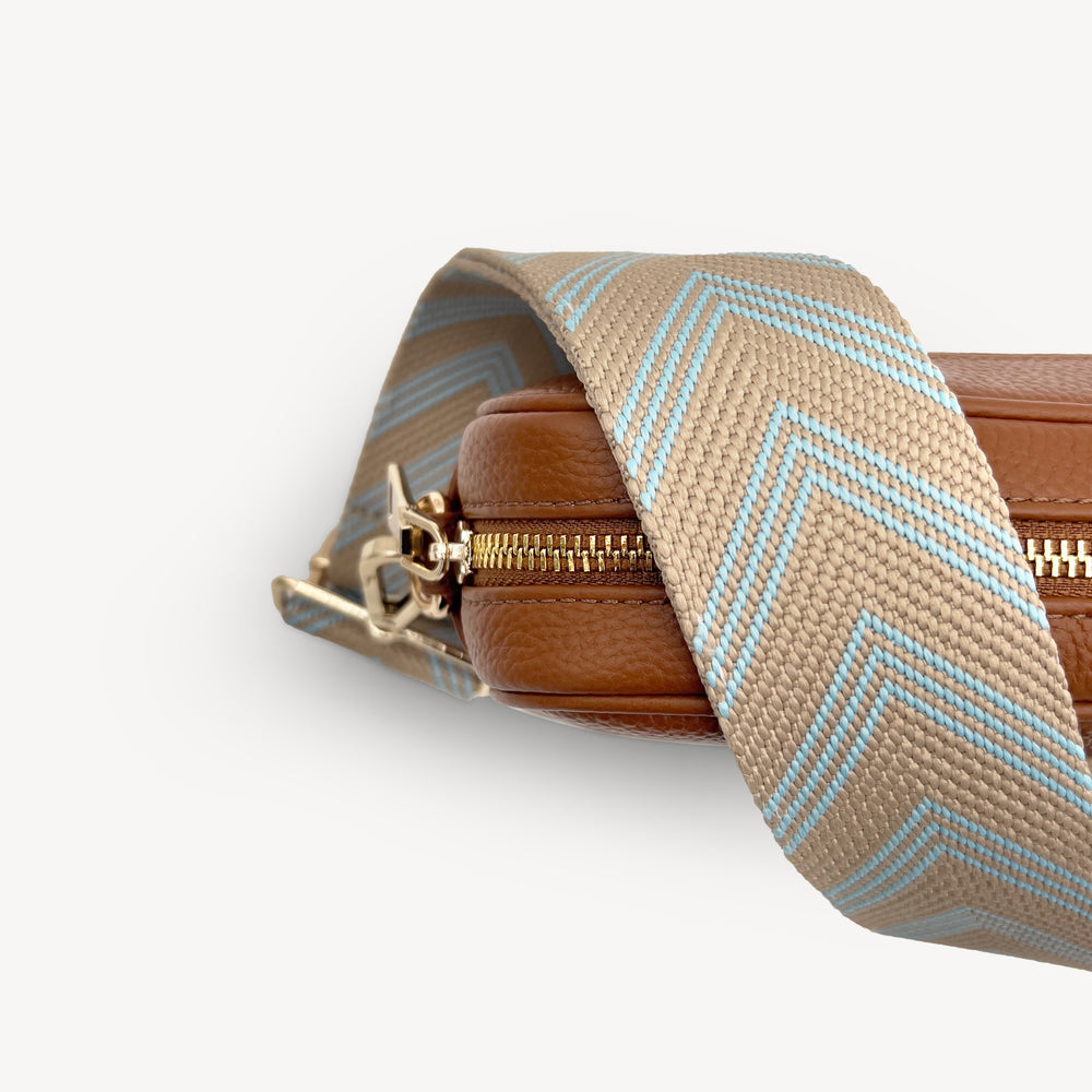 Pale Blue & Tan Arrow Strap thumbnail-image-20