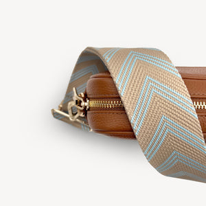 Pale Blue & Tan Arrow Strap thumbnail-image-20