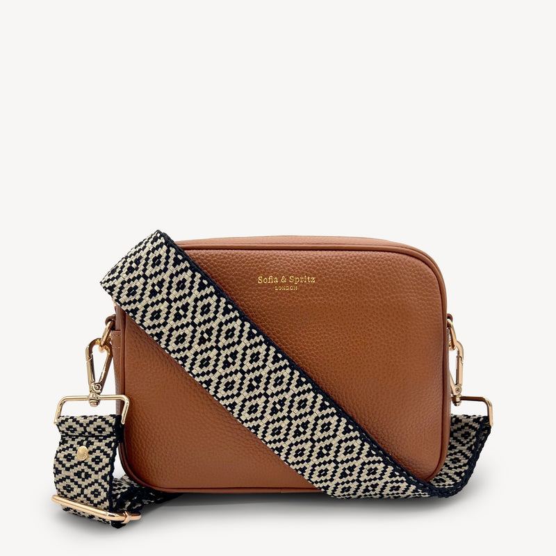 Black & Stone Embroidered Strap