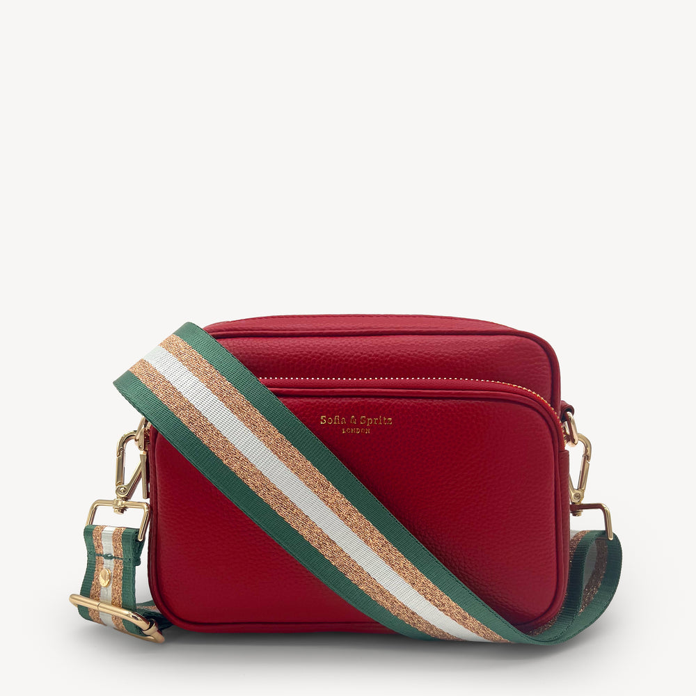Green & Gold Glitter Stripe Strap thumbnail-image-40